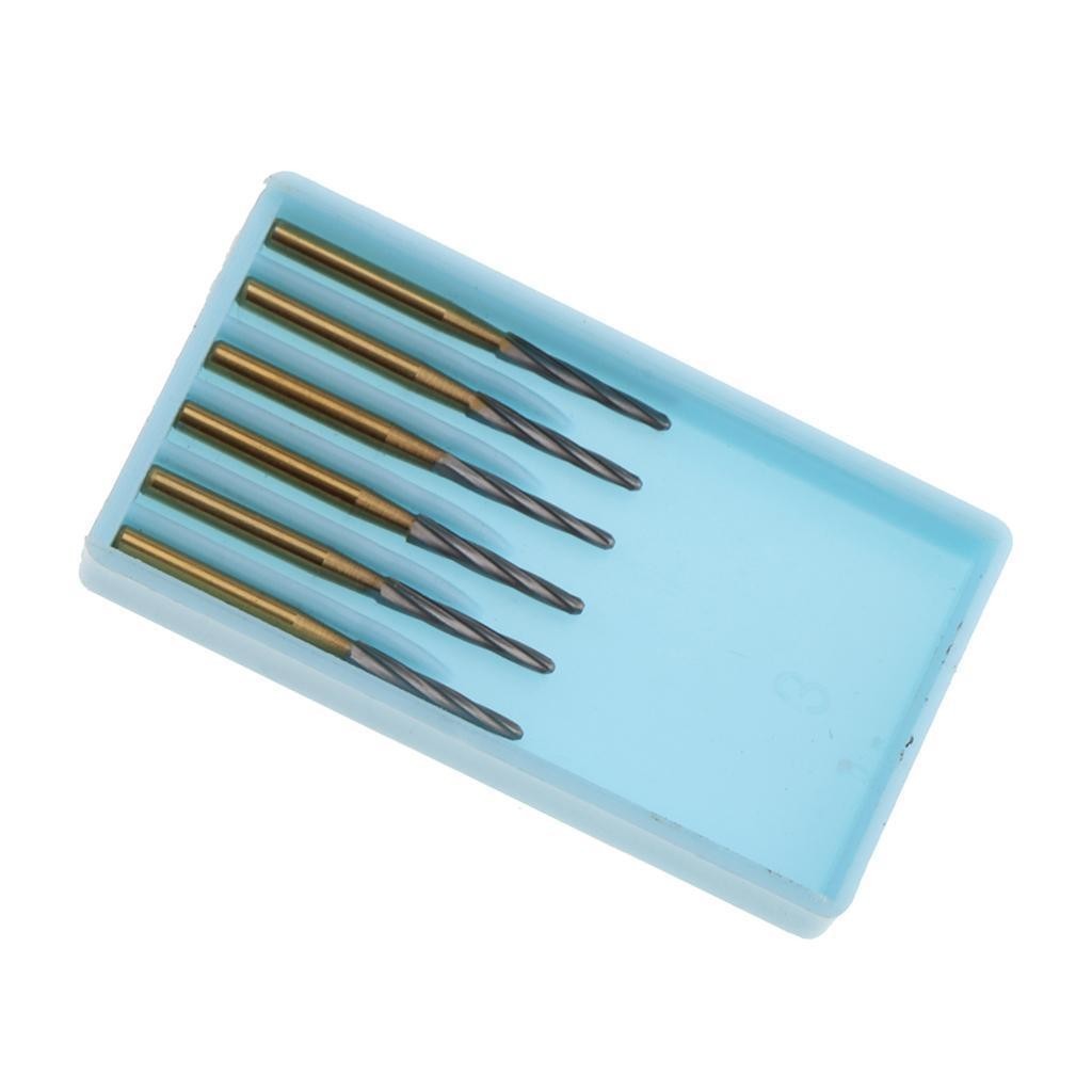 Dental Trimming Finishing Polishing Golden Burr Tungsten Steel Carbide Burs FG