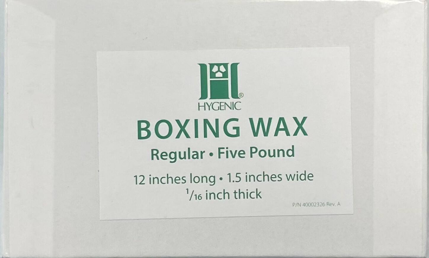 *1-Pack* Coltene Hygenic Red Boxing Wax 12″ X 1.5″ X 0.0625″ Regular 5LB H00837