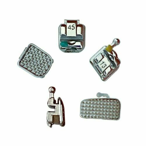 Dental Orthodontic Self-Ligating Metal Brackets&Buccal Tube Roth/MBT 022 3/345