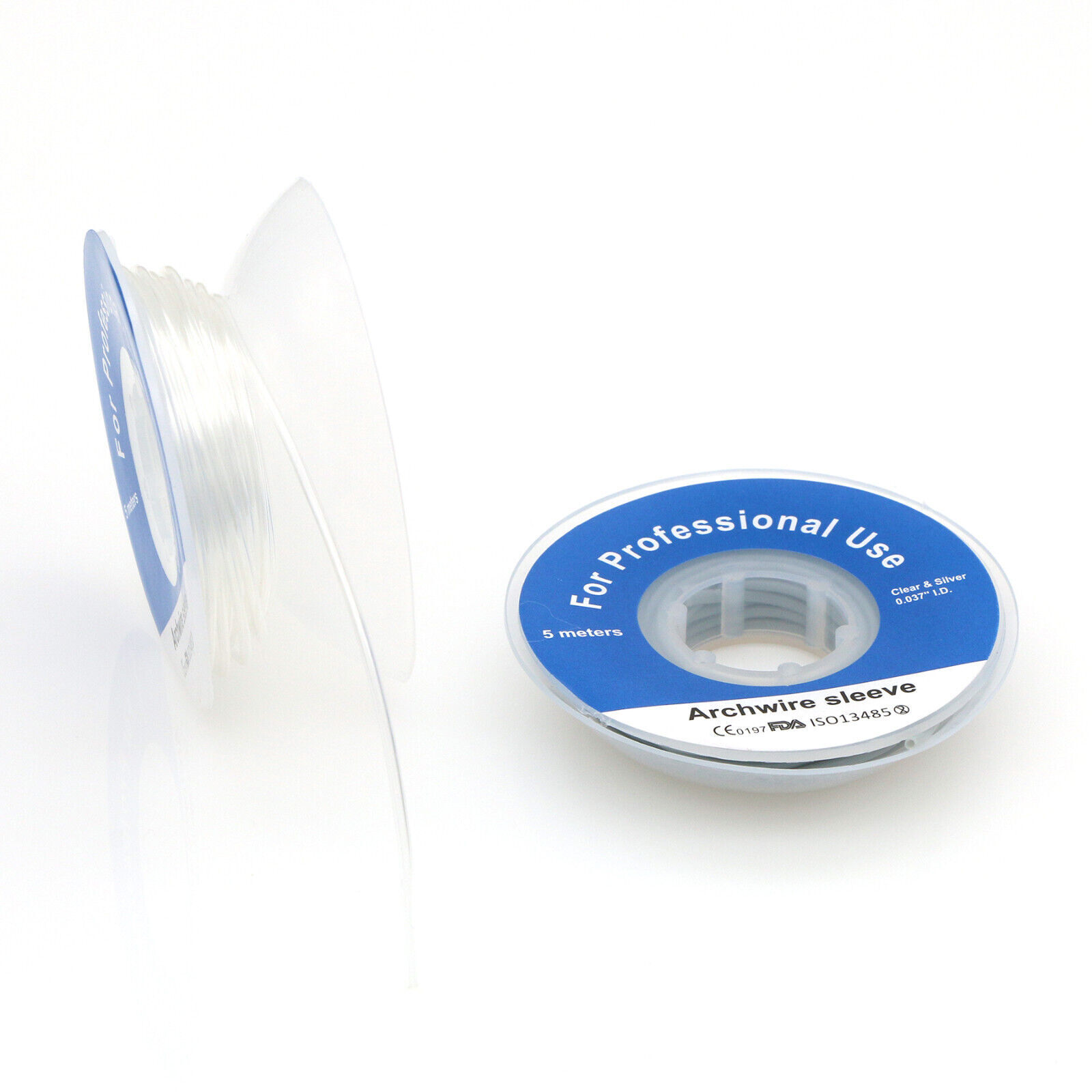 Dental Orthodontic Archwire Sleeve Elastic Protective Tube 0.030 inch 5M