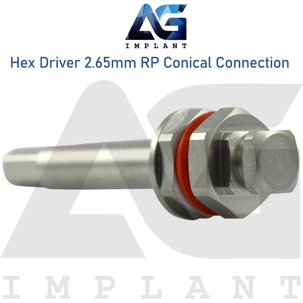 Hex Driver RP Conical Connection Screwdriver Surg cal Tool Dental