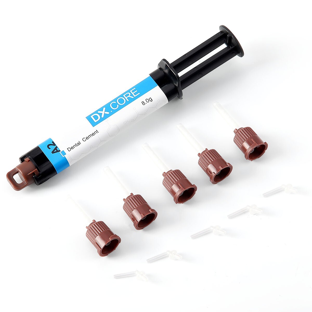 USA Dental Dual Cure Flowable Composite Resin Core Build Up A2 8g/Syringe DENTEX