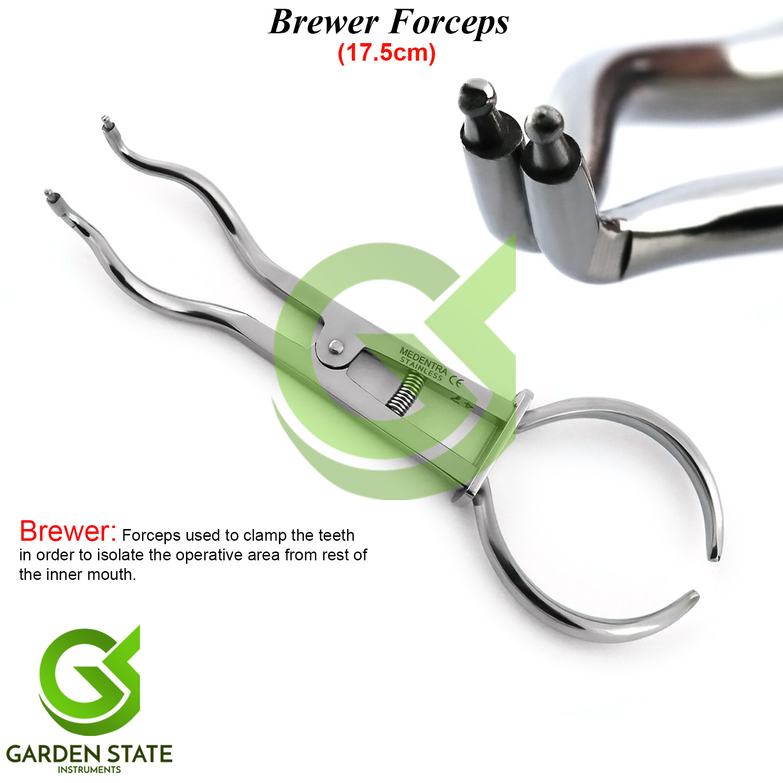 Endodontic Clamp Forceps Brewer Rubber Dam Clamps Plier Restorative Instruments