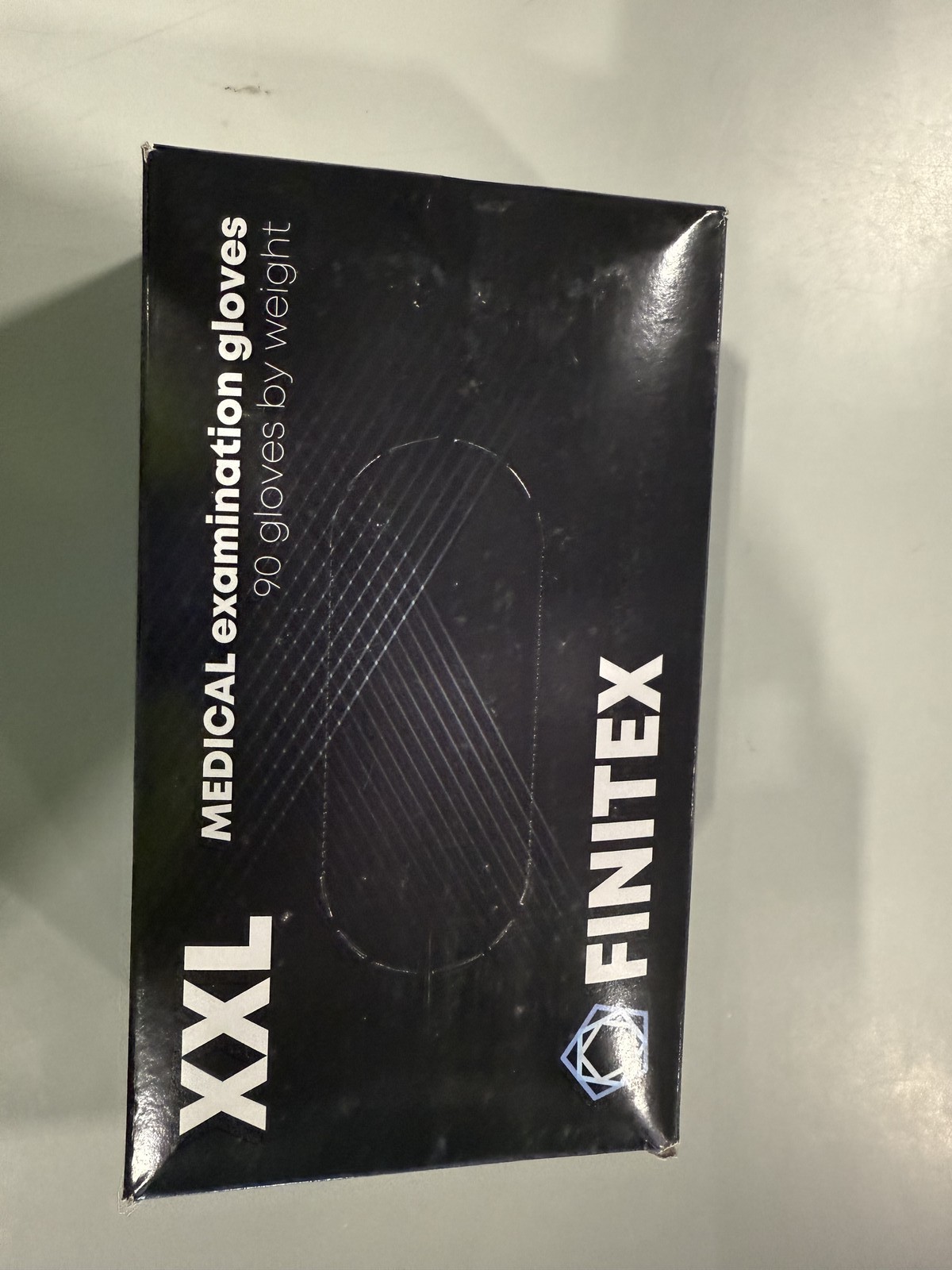 GENERIC BLACK NITRILE DISPOSABLE GLOVES 5MIL (XX-LARGE (PACK OF 90)) – BLACK