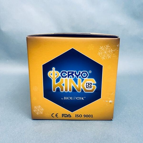 Biologix CryoKING Cryogenic Storage Boxes Blue 100 Well Case of 12 Boxes