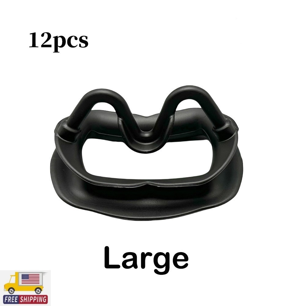 12Pcs Silicone Mouth Opener Dental Cheek Retractor for Teeth Whitening Intraoral