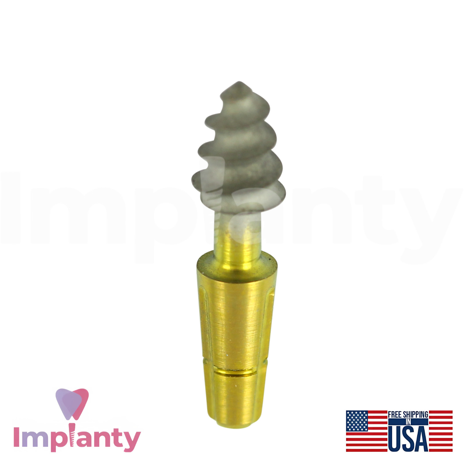 10X Compressive Monoblock Dental Fixture Titanium Sterile SLA Surface Dentistry