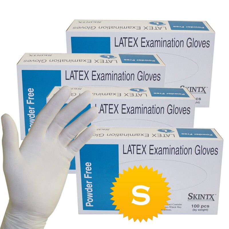 400 Gloves – Small – Latex Medical Exam Dental Powder Free Disposable Gloves