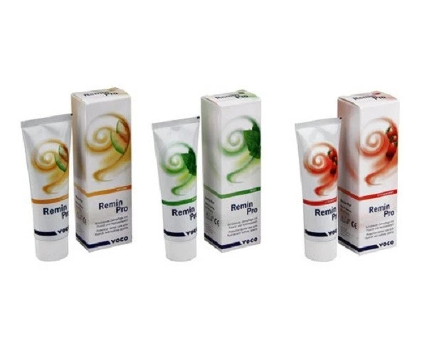 3 X VOCO REMIN PRO CARE FLUORIDE HYDRO APATITE TOOTHPASTE 40GM FREE-SHIPPING
