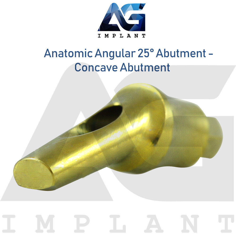 Anatomic Angular Concave Abtment 25° Titanium Int Hex 2.42