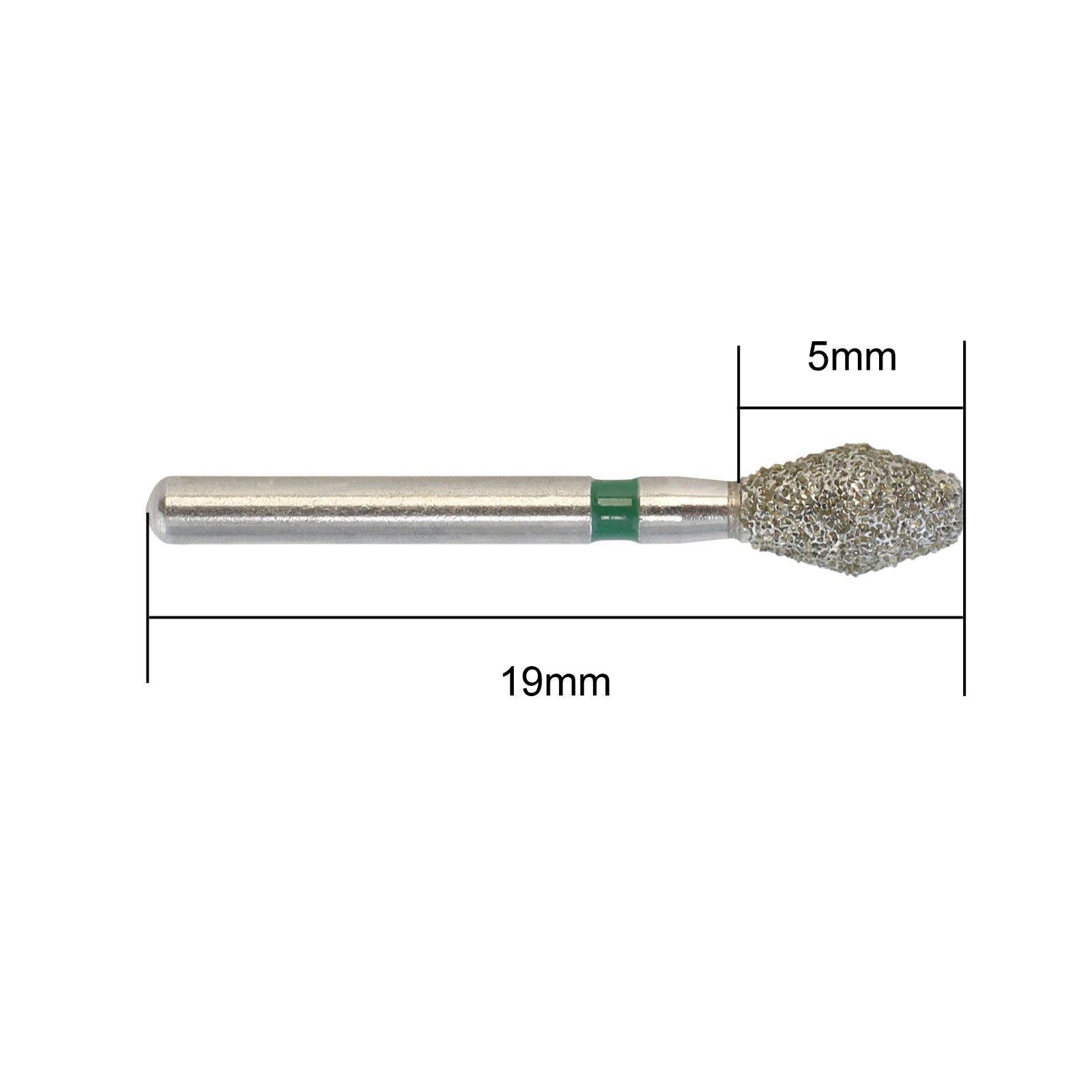 Dental Diamond Burs Barrel Pear Diamond Bur FG High Speed Friction Grip 830/010