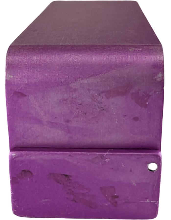 Brasseler USA A620PR Purple Aluminum Bur Block 12-Hole FG With 10 Assorted Burs