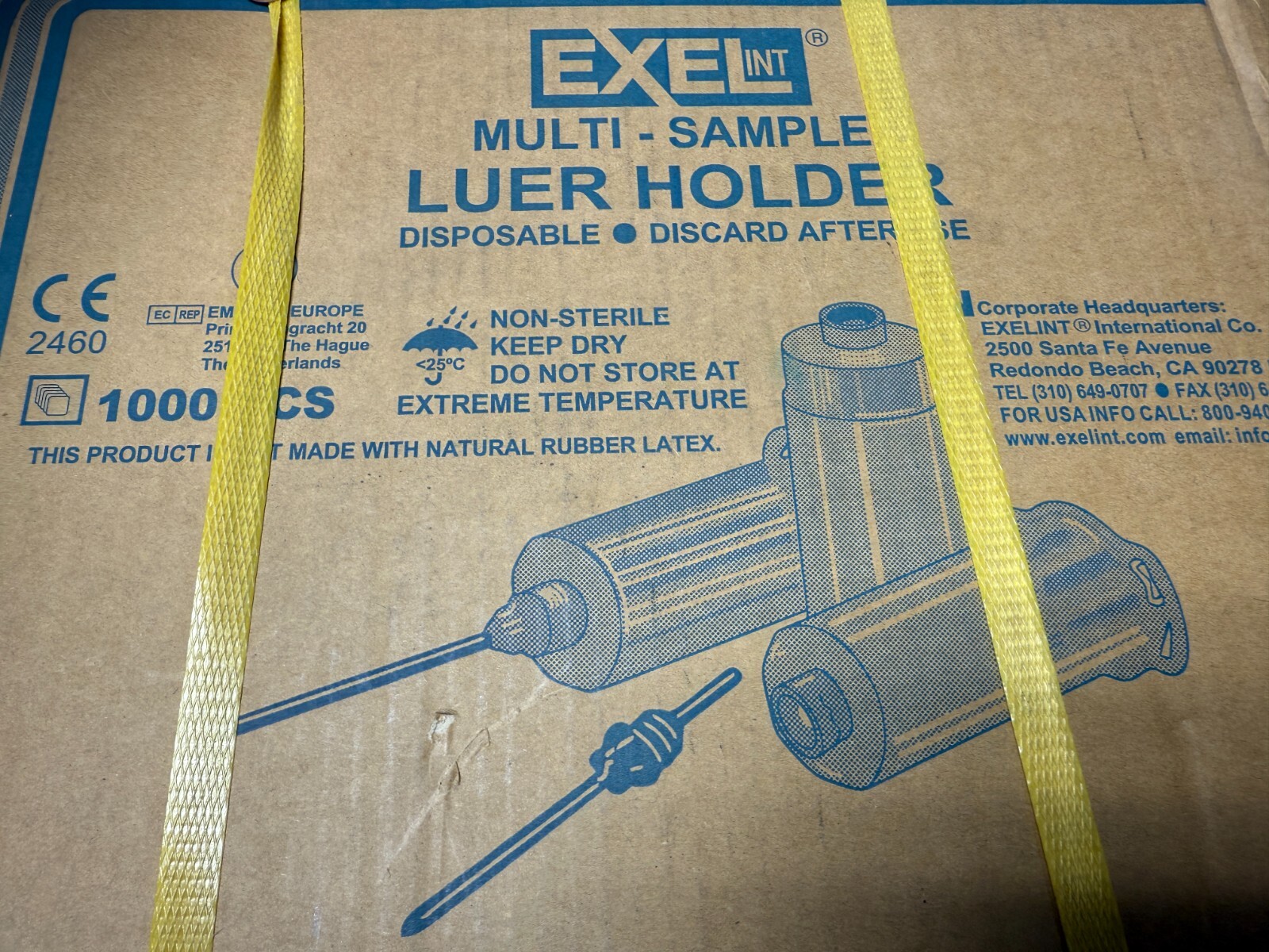 Exel International 26530 – Multi-Sample Needle/Blood Tube Holder – Case of 1000