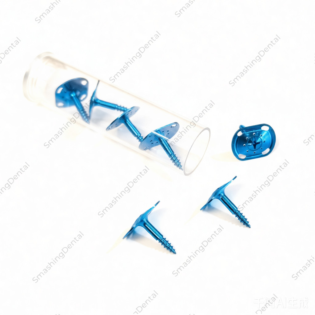 Dental GBR Thread Tent Screw Pole Guide Regeneration Tenting Screws 8x10mm