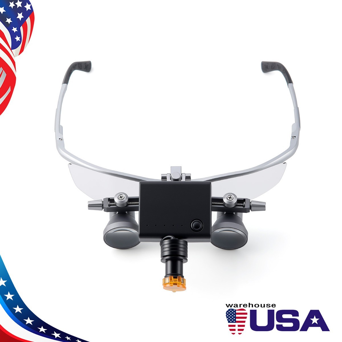 Dental Surgical Medical 3.5X Ergo Binocular Loupes Pupillary +5W LED Head Light