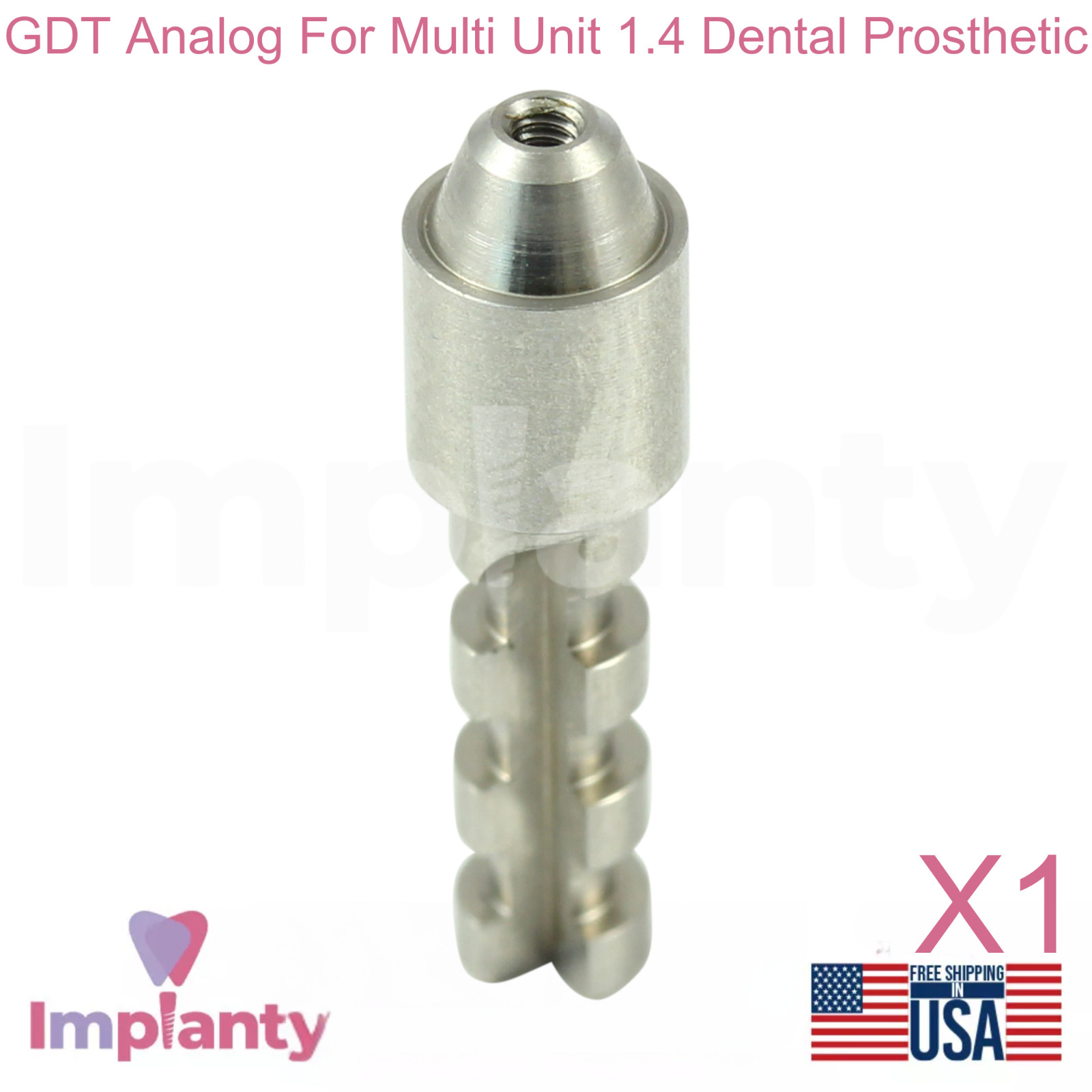 GDT Analog For Multi Unit 1.4 Dental Prosthetic Stainless Steel Dentistry