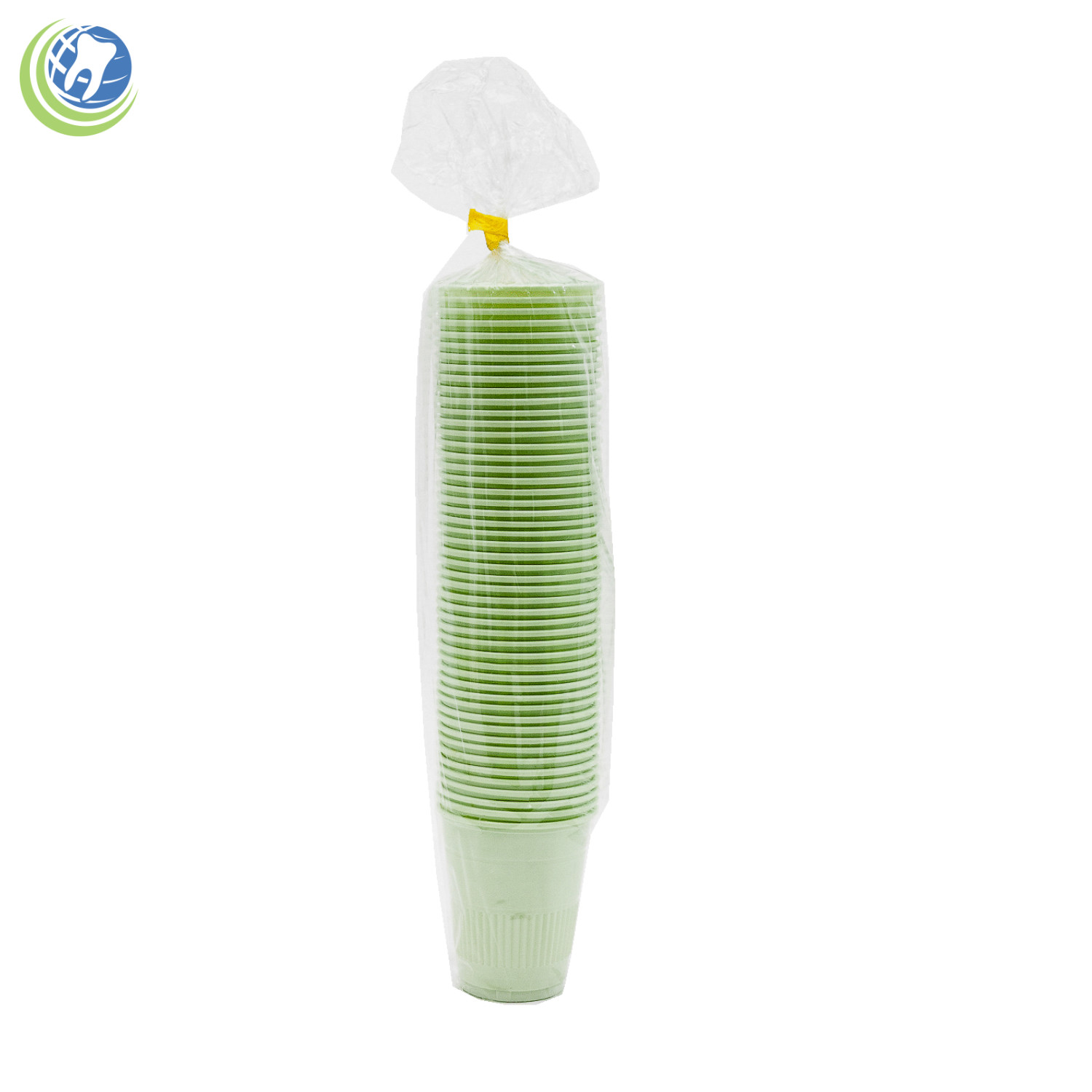 DENTAL PRACTICE DISPOSABLE PLASTIC DRINKING CUPS 5 OZ /148 ml GREEN CASE OF 1000