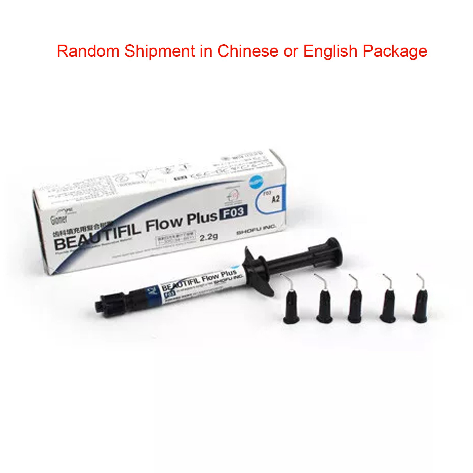 Shofu Dental 2015 Beautifil Flow Plus F03 Low Flow Composite Syringe A2 2.2 Gm