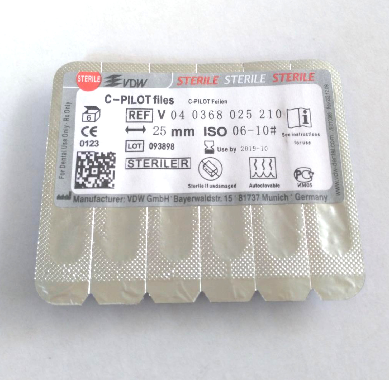 Dental C-PILOT Files 21mm/25mm 06-10#