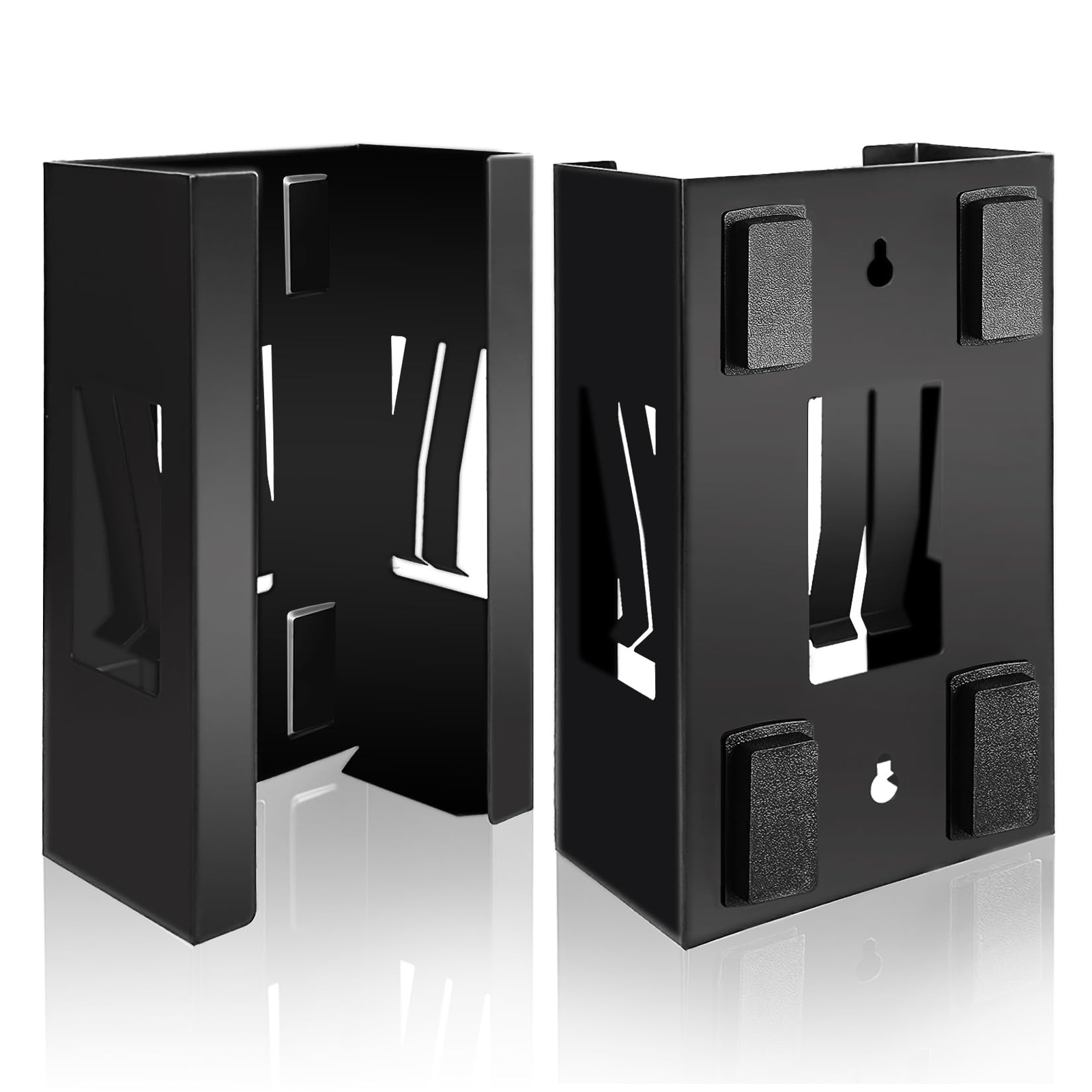 2 Piece Magnetic Glove Box Holder Tissue Dispenser Holds Boxes Of Gloves Towels