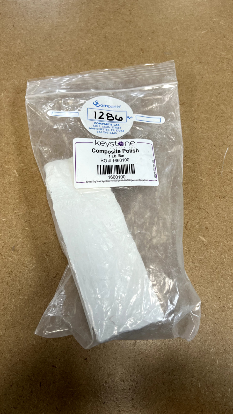 Keystone Industries Composite Polish 1Lb Bar (1660100)