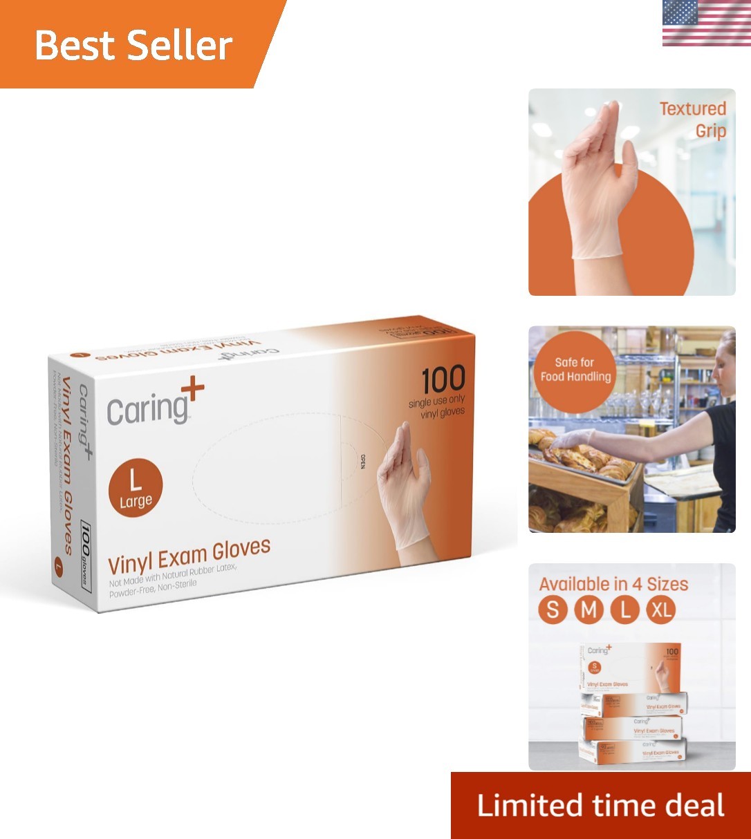 Vinyl Exam Gloves Powder Free and Not Made with Natural Rubber Latex, Gloves …