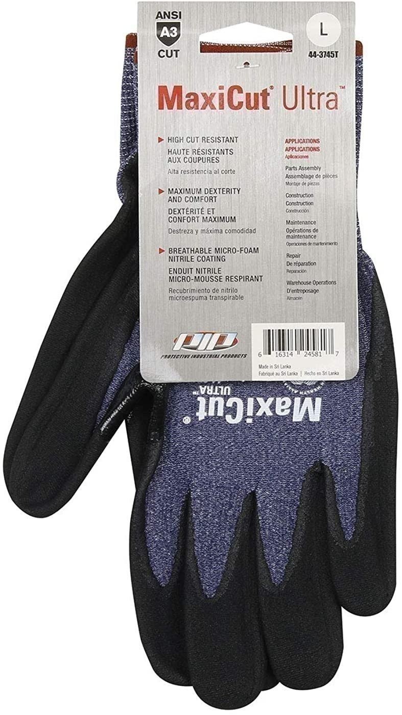MaxiCut Ultra Seamless Knit Engineered Yarn Glove with Premium Nitrile Coated…