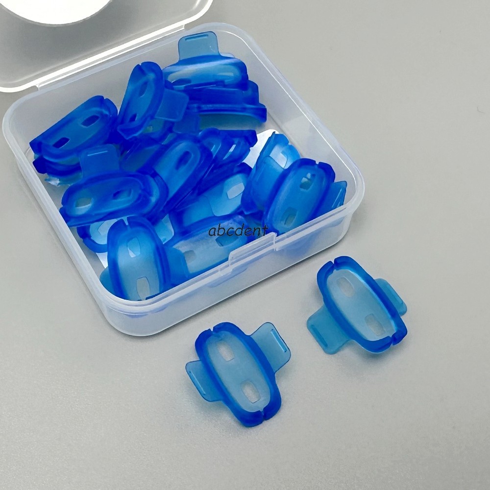 Dental Mini Dam MiniDam Rubber Dam Clamp Holder Gingival Guard Silicon Clips