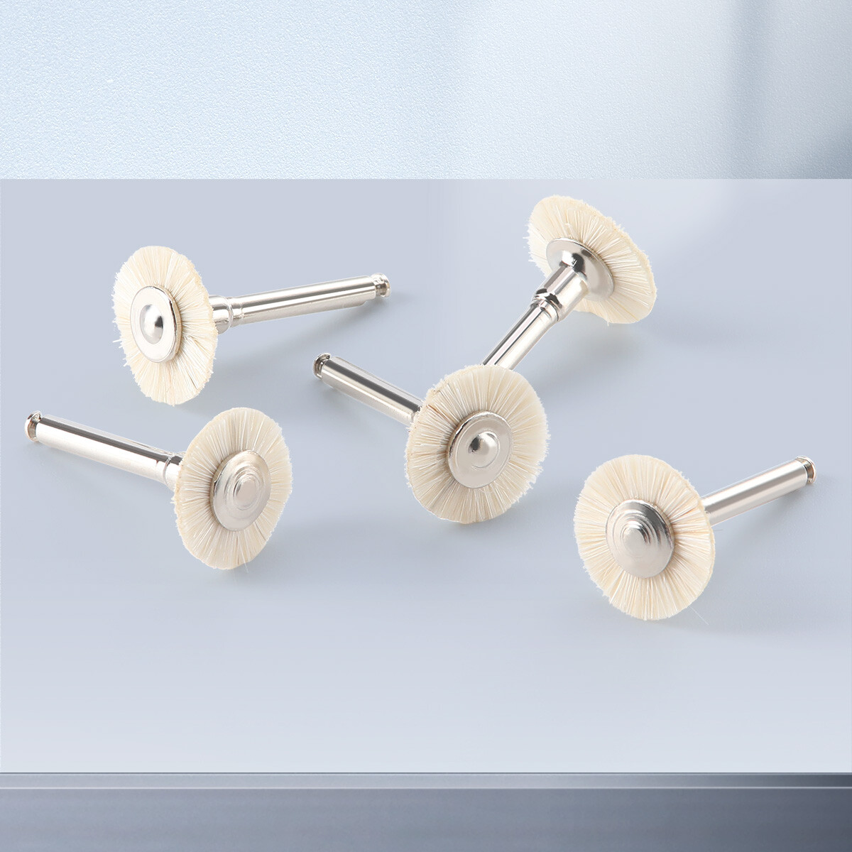 5pc/kit Dental Assorted Polishing Buffing Wheel Brush 2.35mm for Rotary Tool