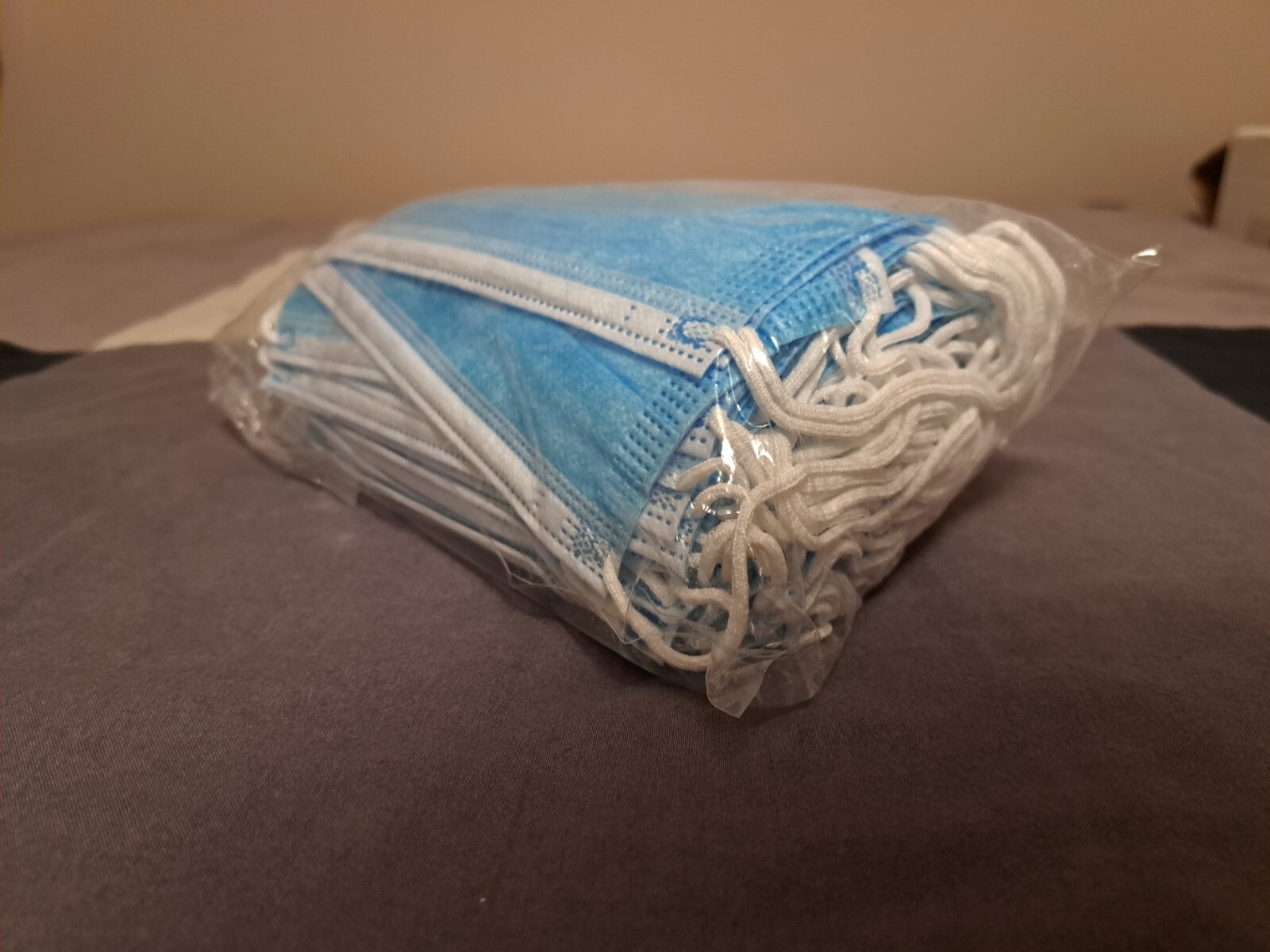 100 pcs Disposable Non-Medical Face Masks, Blue