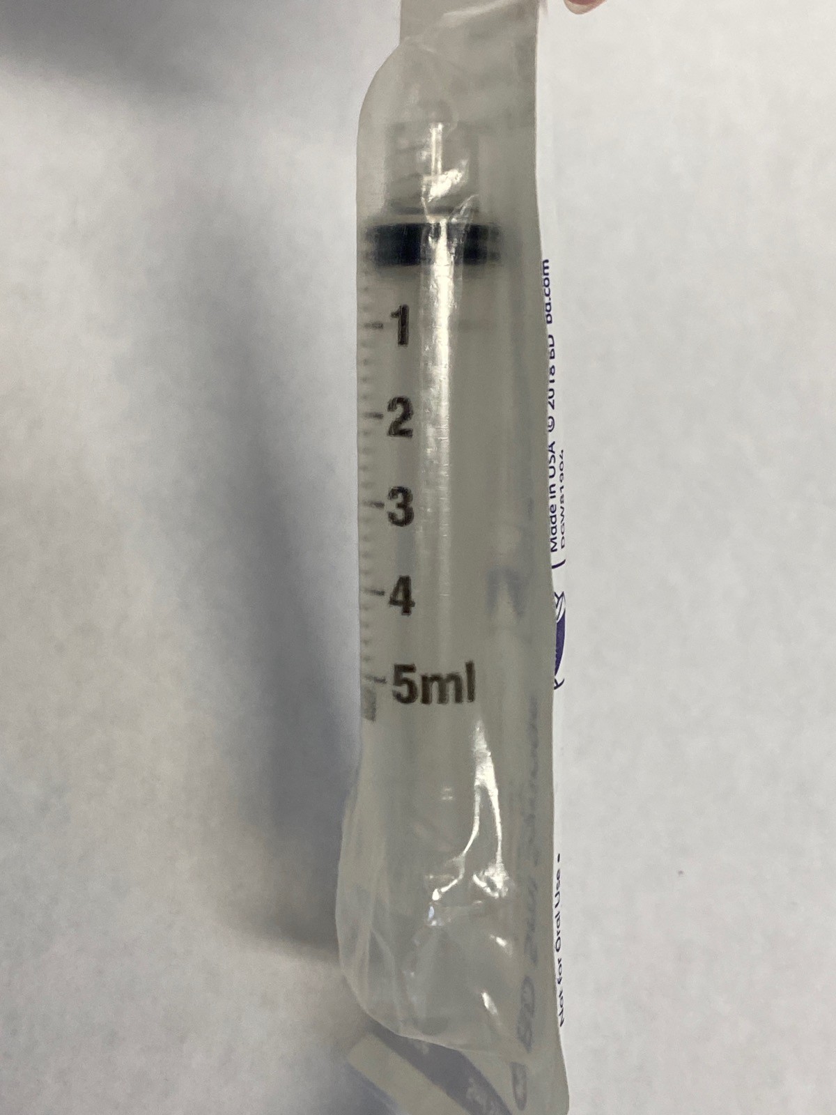 (120) Lab 5mL General Purpose Disposable Luer-Lok Tip Syringe Sterile