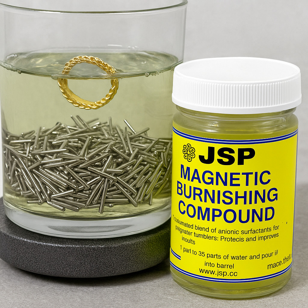 8oz Liquid Magnetic Tumbling Burnishing Compound Jewelry Polishing Descaling JSP
