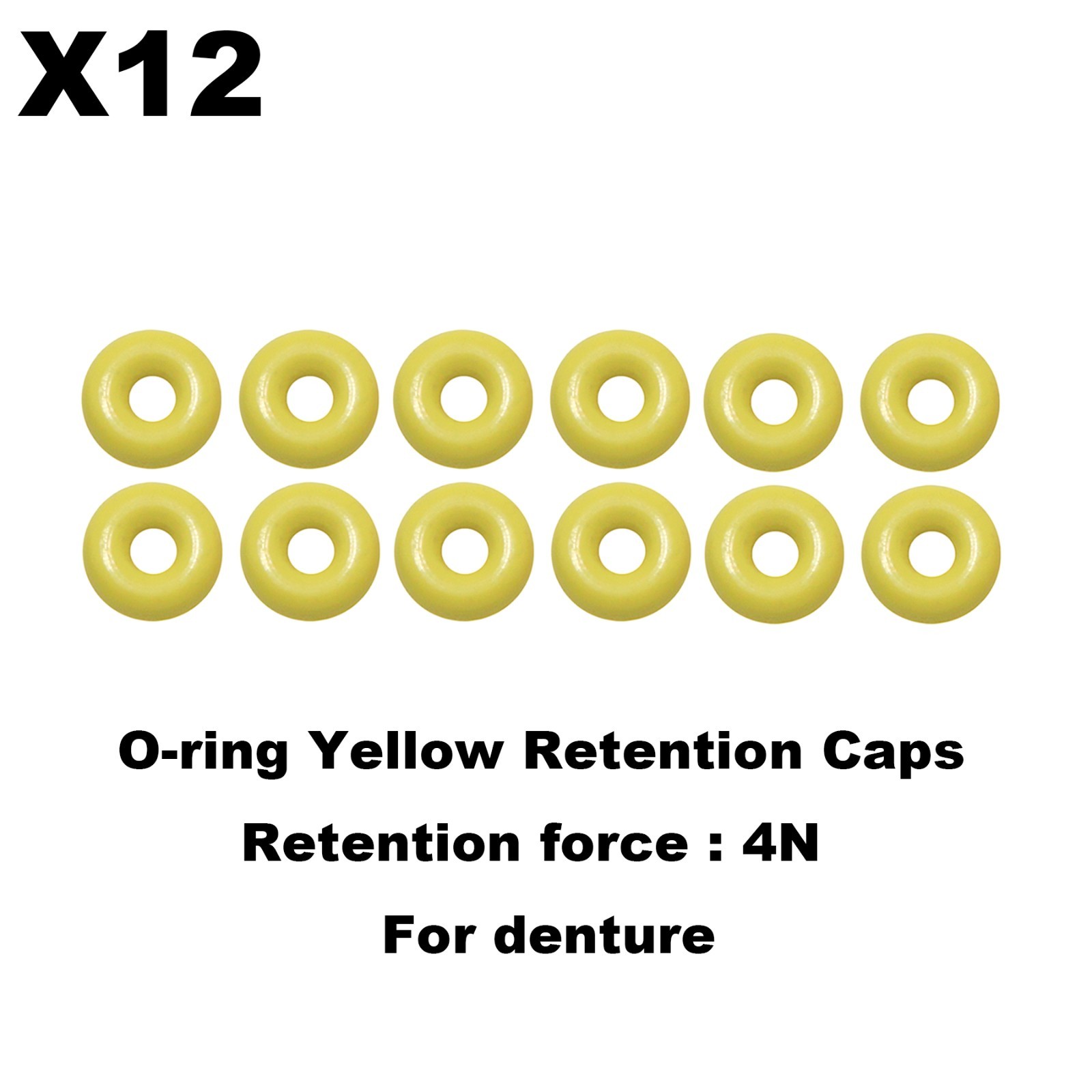 Implant O-Ring Retention Kit Dental Ball Abutment Compatible with Hiossen Osstem