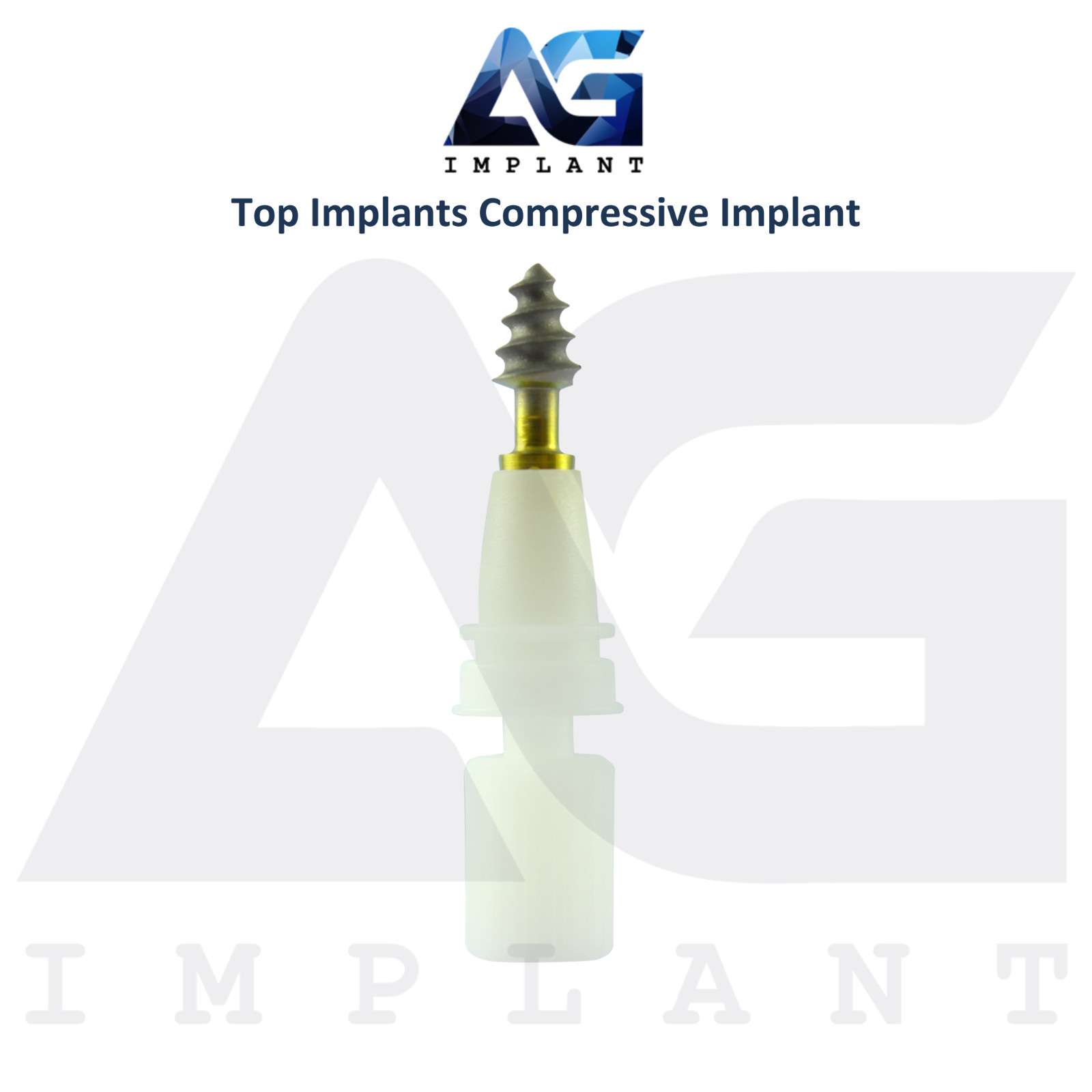 Titanium Compressive Monoblock Dental Fixtures SLA Surface One Piece Dentistry
