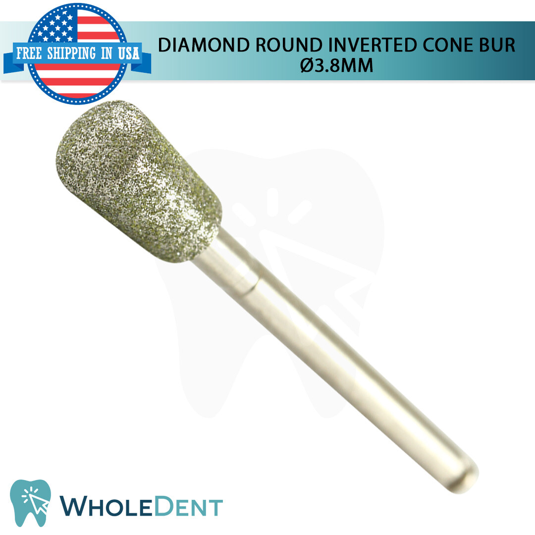 Diamond Bon Shape & Cutting Sur gical Round Cone Head Bur Ø3.8mm Dental Im plant