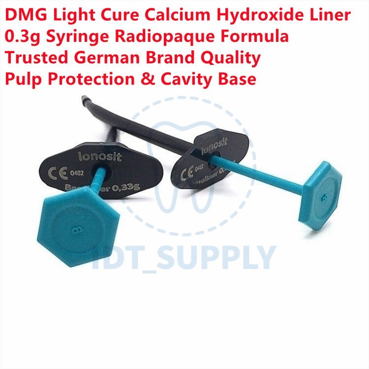 DMG Light Cure Calcium Hydroxide Liner 0.3g Cavity Base Pulp Protection