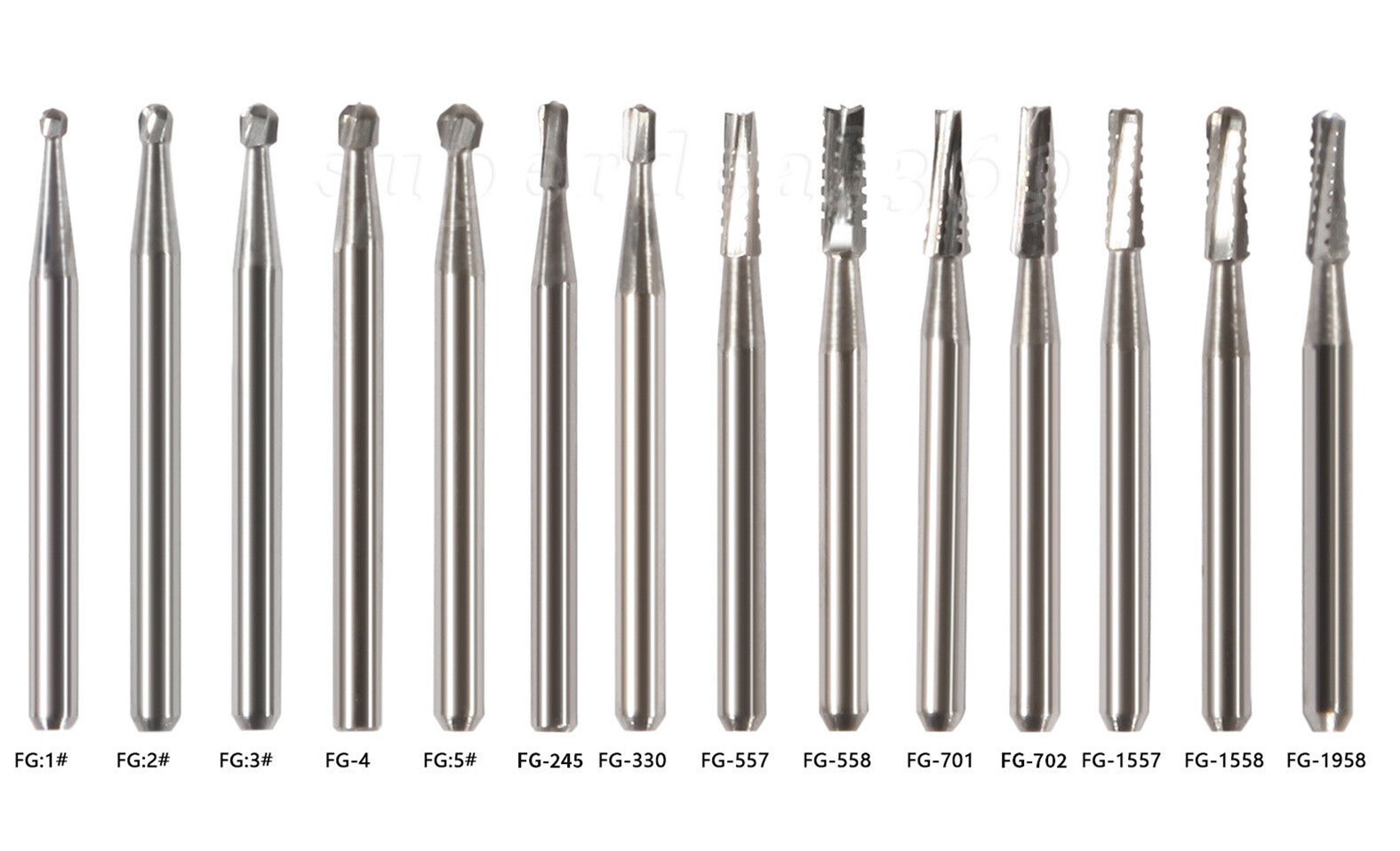 Dental Surgical Tungsten Carbide Steel Burs Drills for High Speed Handpiece FGOS