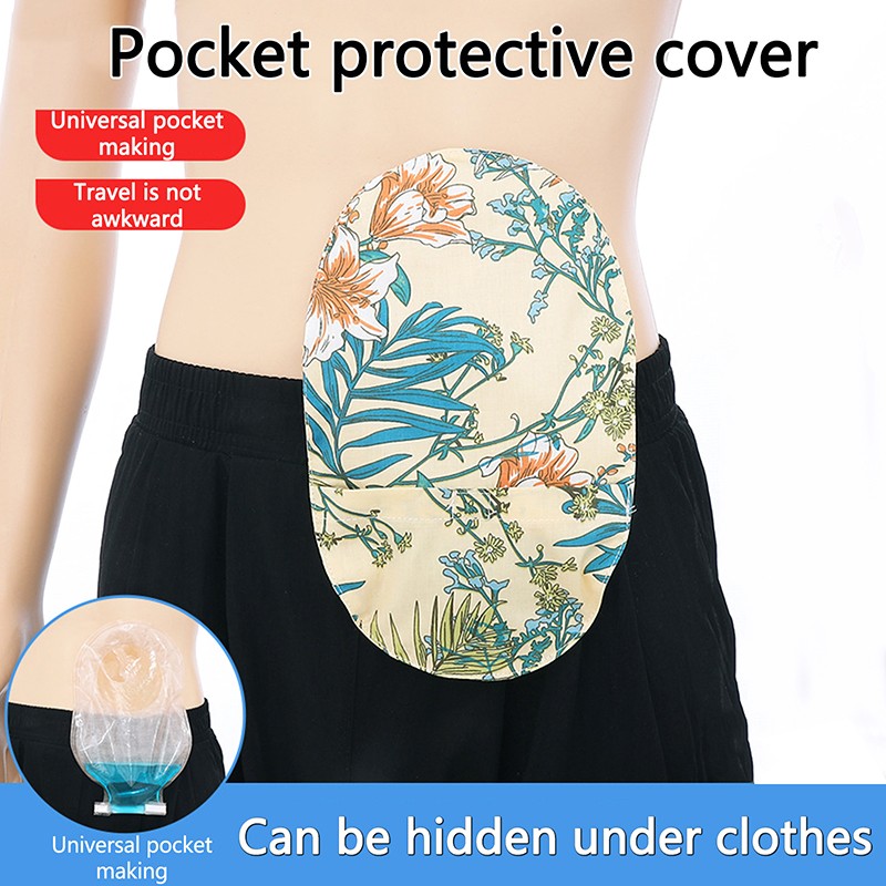 Printed Pattern Ostomy Bag Covers Colostomy Ileostomy Urostomy Pouch Cover