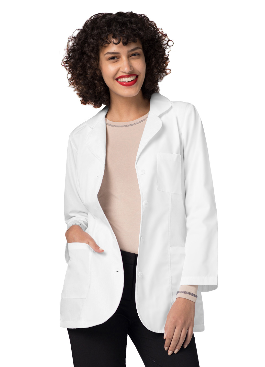 «Adar Women Doctor Nurse Uniform Multiple Pockets Princess Cut Lab Coat – 30″»»