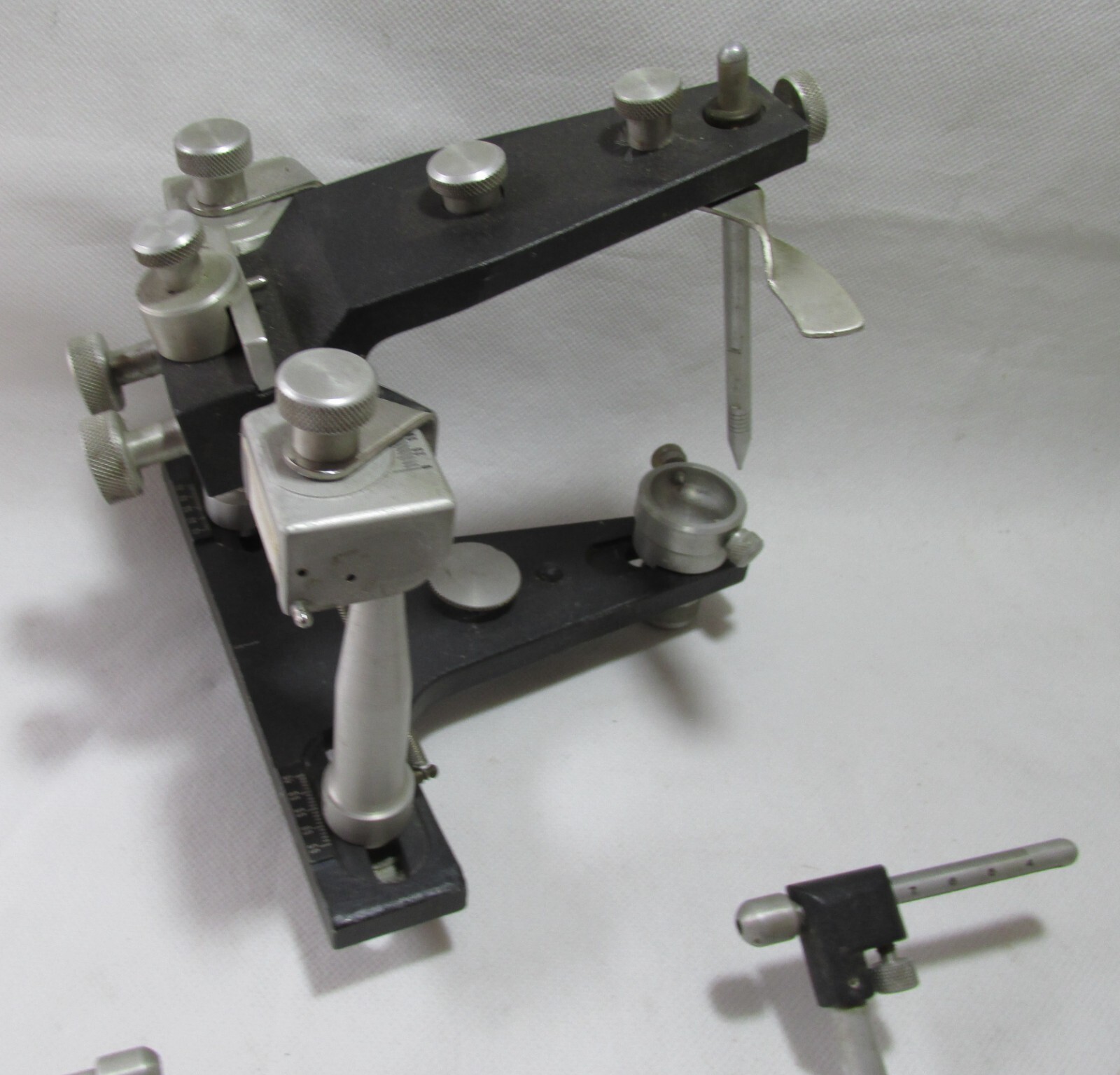NICE USED SEMI ADJUSTABLE SPECIAL DENTAL ARTICULATOR «ESCUDO» MADE IN ARGENTINA