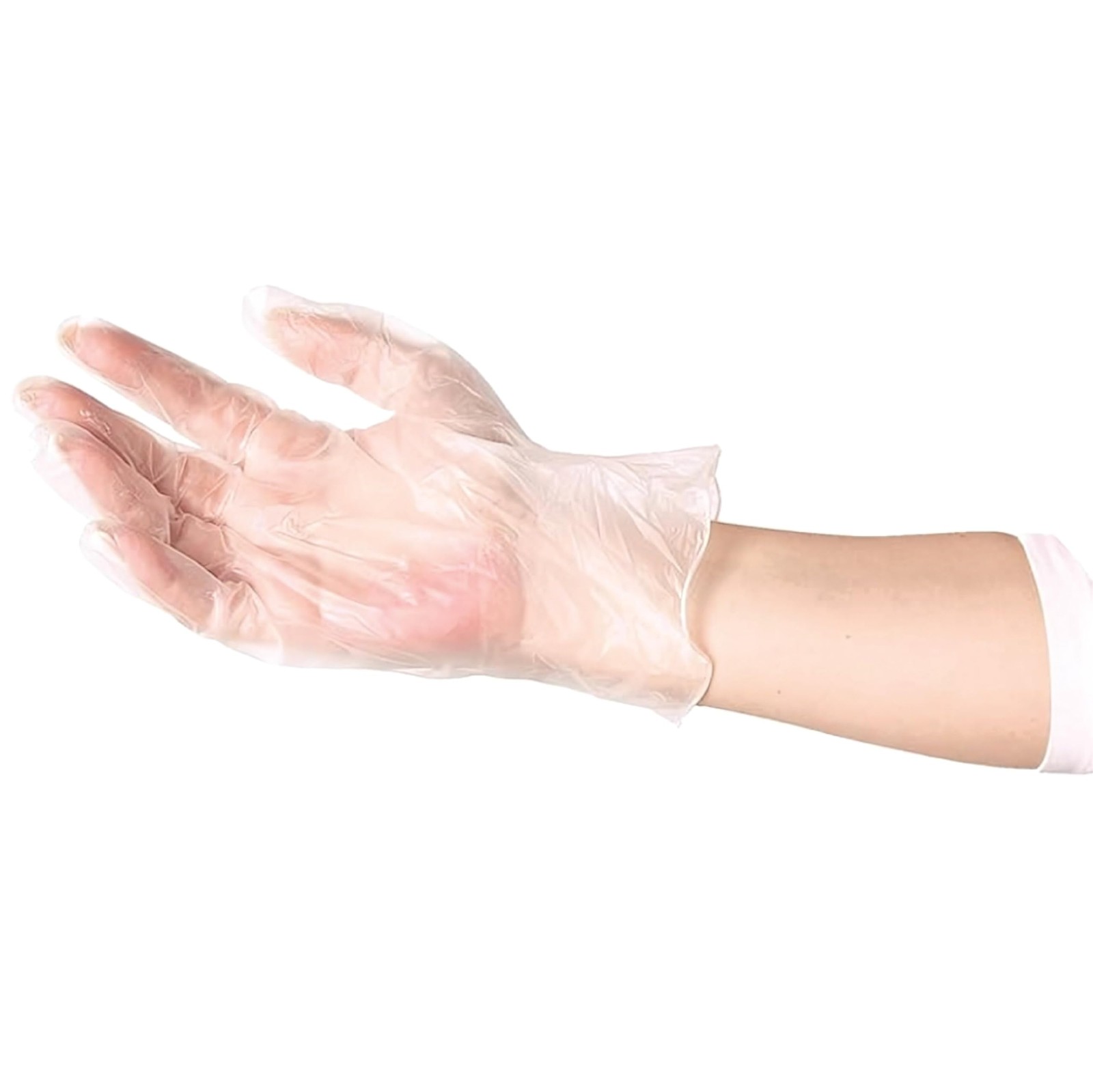 ForPro Disposable Vinyl Gloves, X~Large, Powder~Free, Food Safe, 100 Count