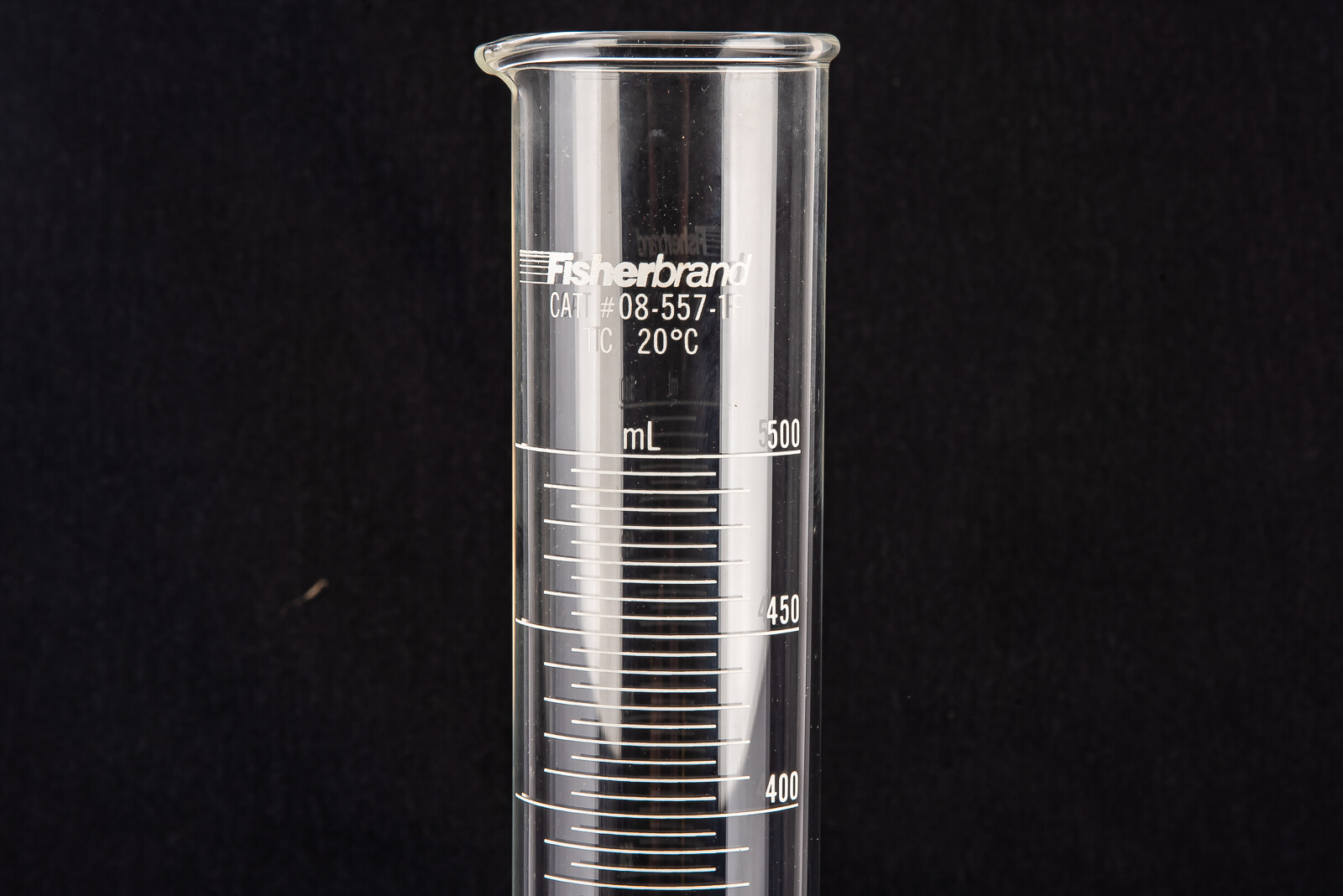 Fisher Scientific Fisherbrand 08-5571F 500ml Class B Graduated Cylinder V18