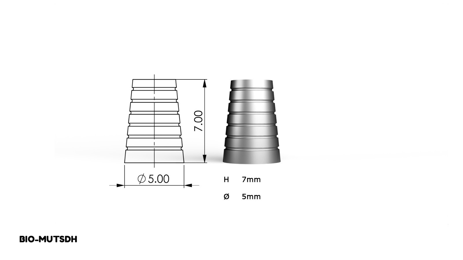 Multi Unit Short Titanium Sleeve – Internal Hex system 10 pack
