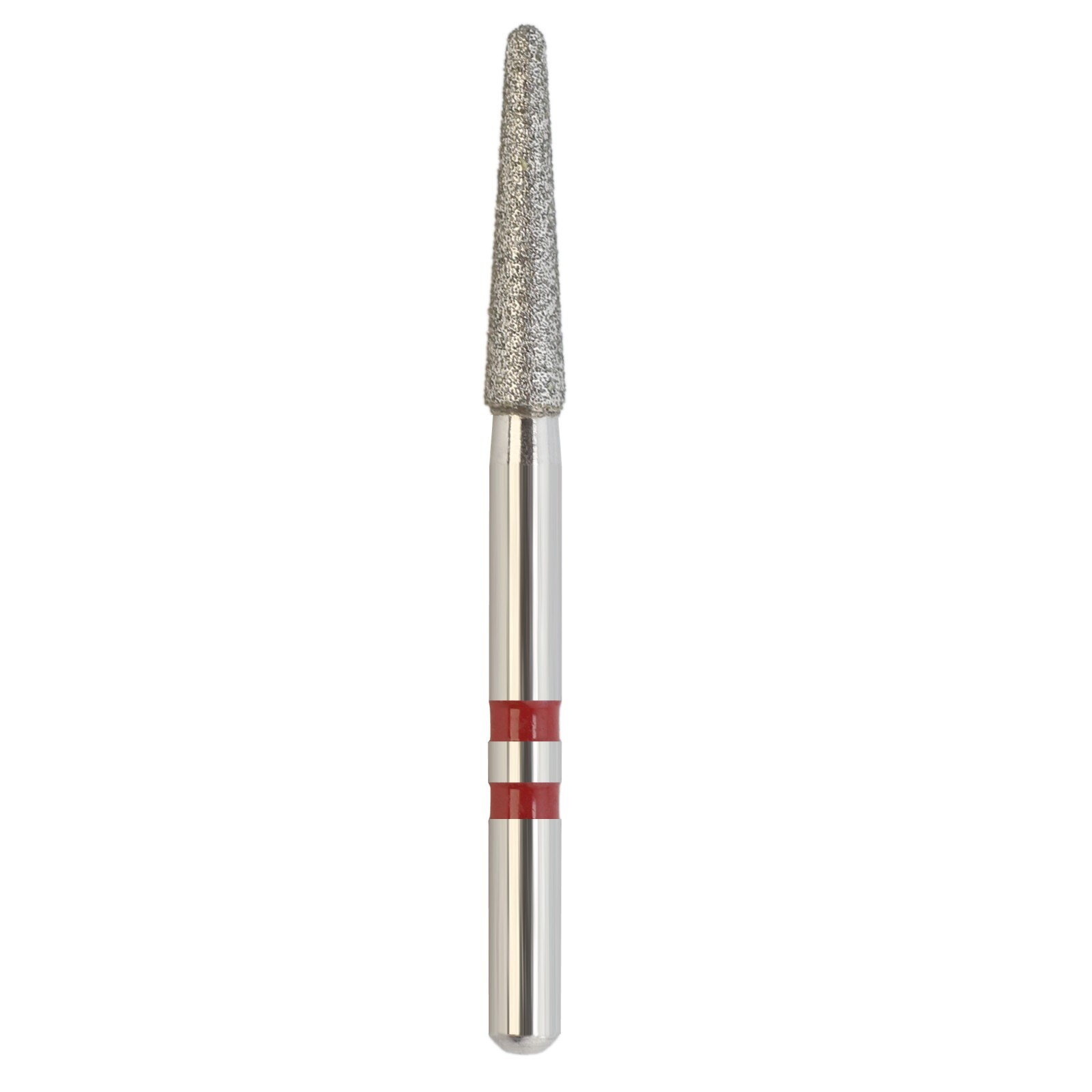 Diamond Bur Zirconia Cutting Friction Grip Round End Taper Grit Z856/018F 10PCS