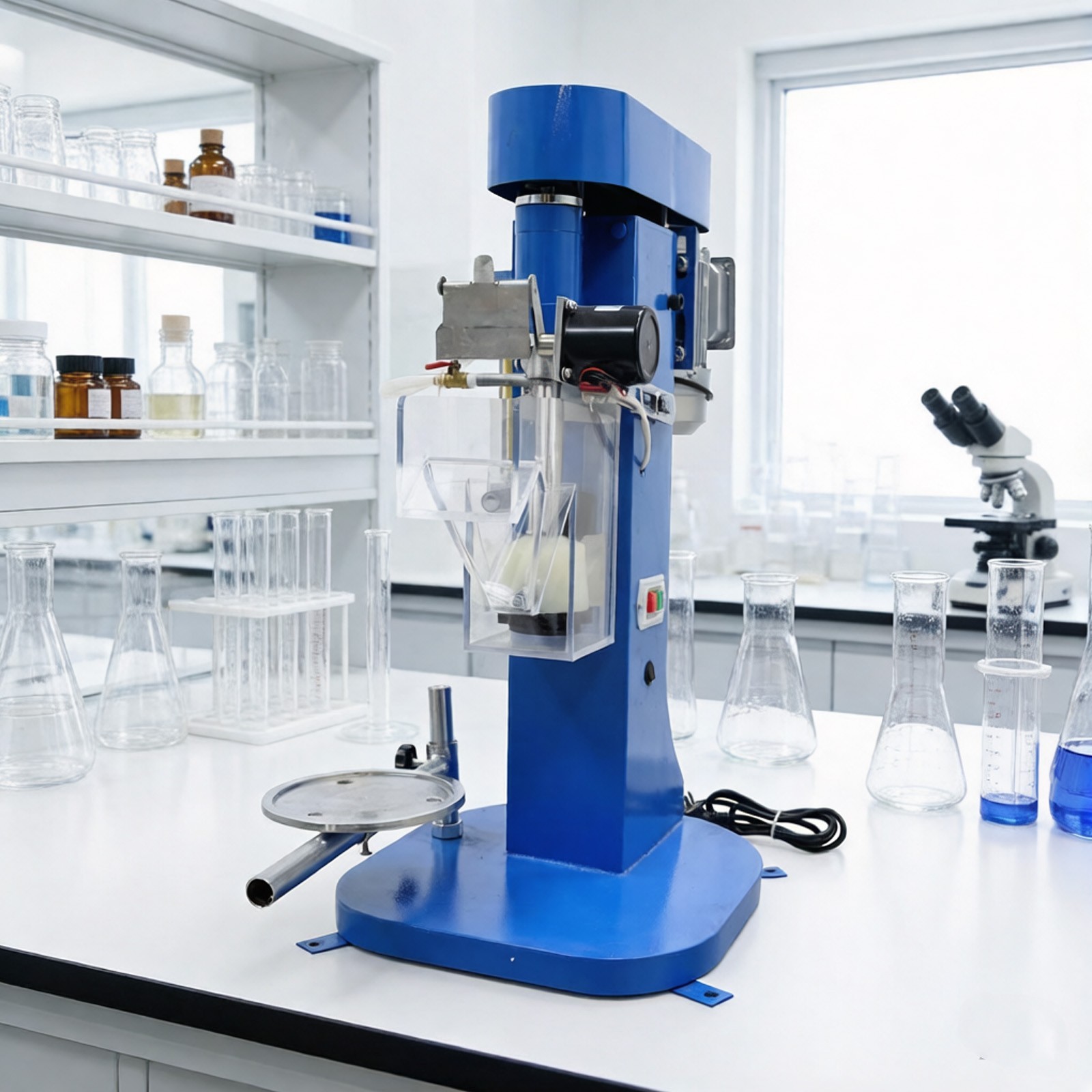 220V Laboratory Metallurgy Mineral Processing 1.5L Flotation Machine one Speed