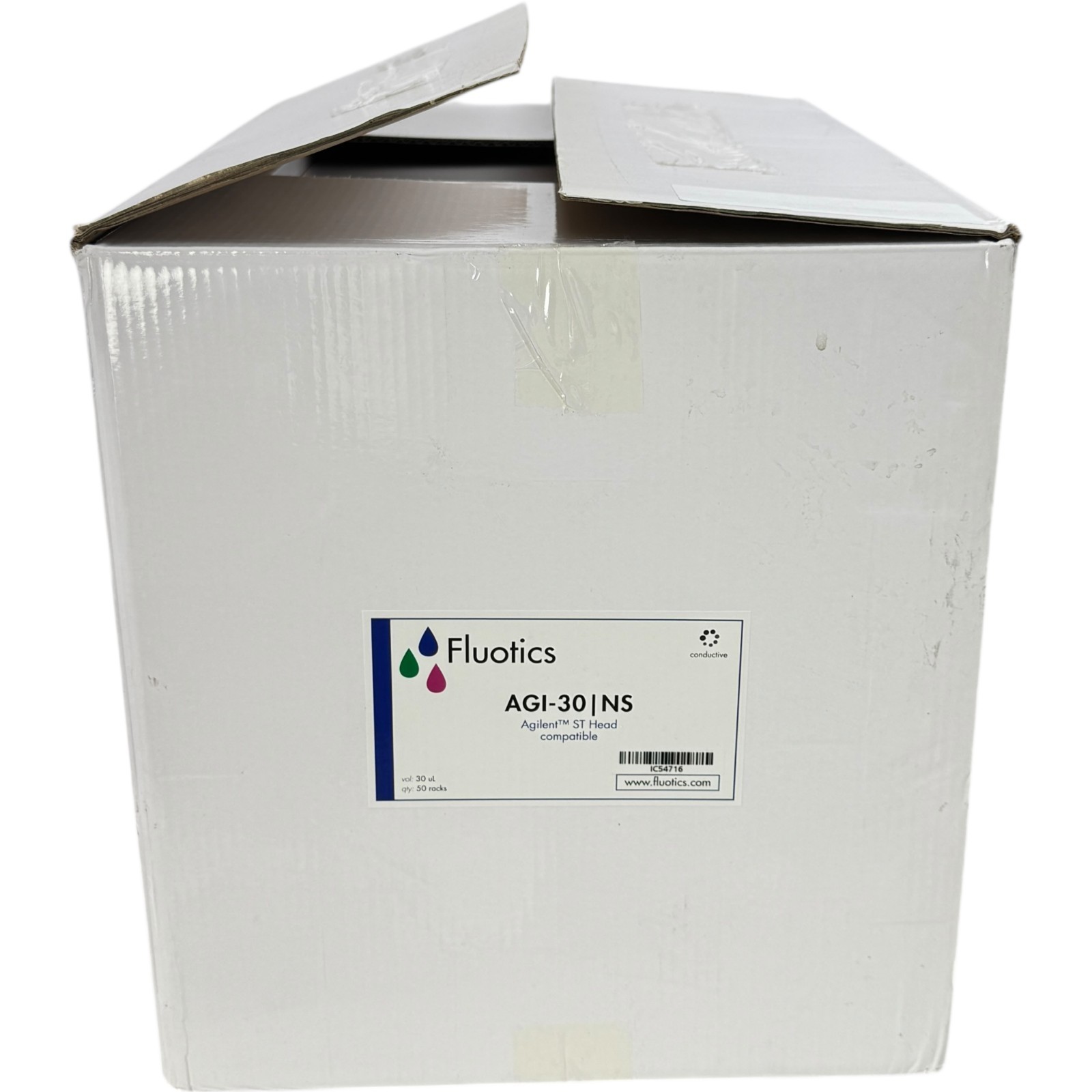 Fluotics AGI-30NS 30uL Pipette Tips Agilent ST Head Compatible 96/384 5 PACK