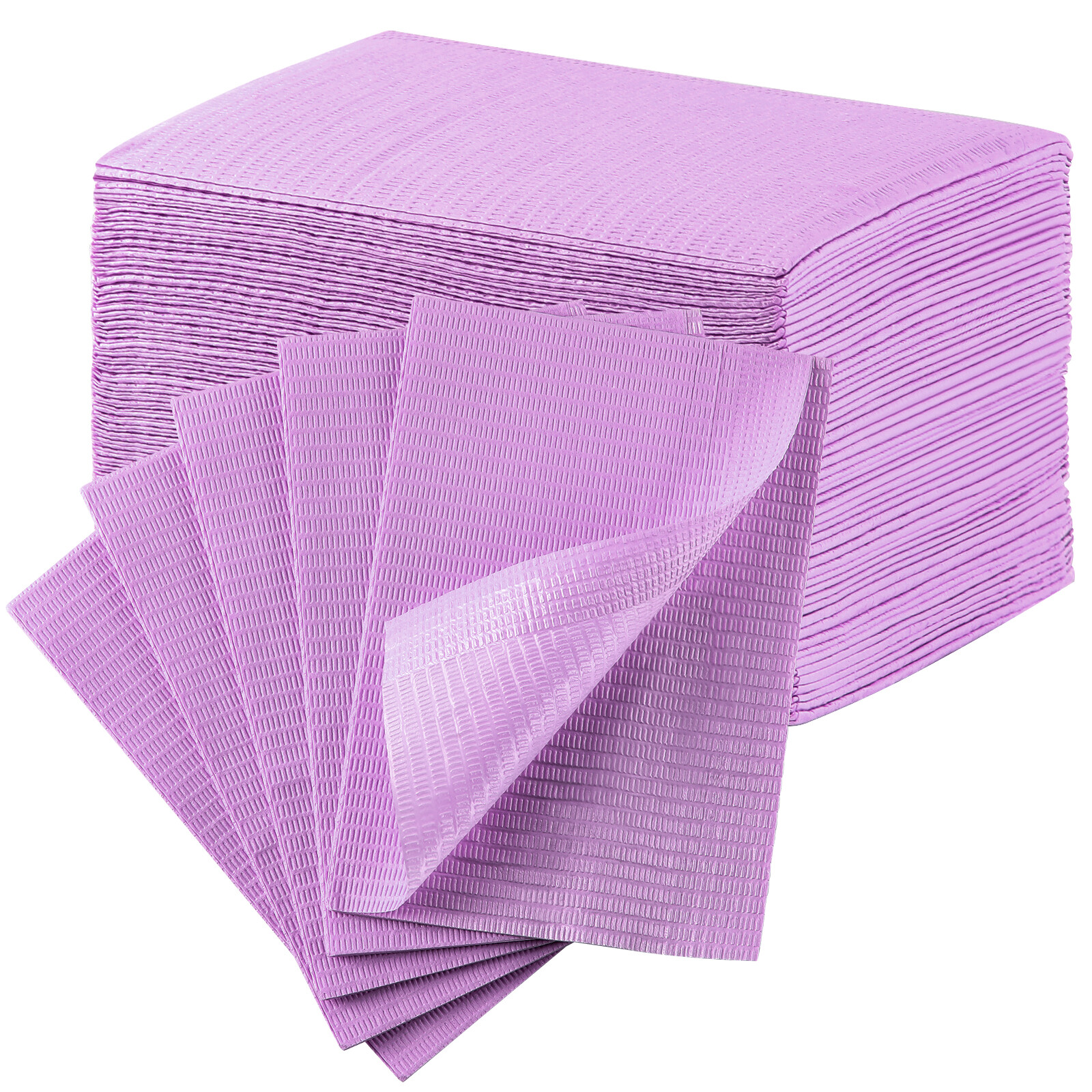 500Pcs Dental 3-Ply Patient Bibs Disposable Waterproof Tattoo Bibs 13″ x 18″