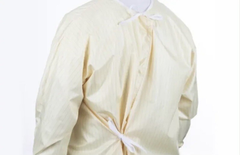 ProCure Level 2 Washable Isolation Hospital Surgical Gowns (10 Pack) Size Large