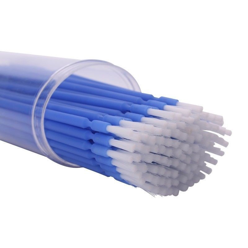 100 Pcs/Pack Dental Disposable Single Gingival Brushs Micro Applicator Blue/Pink