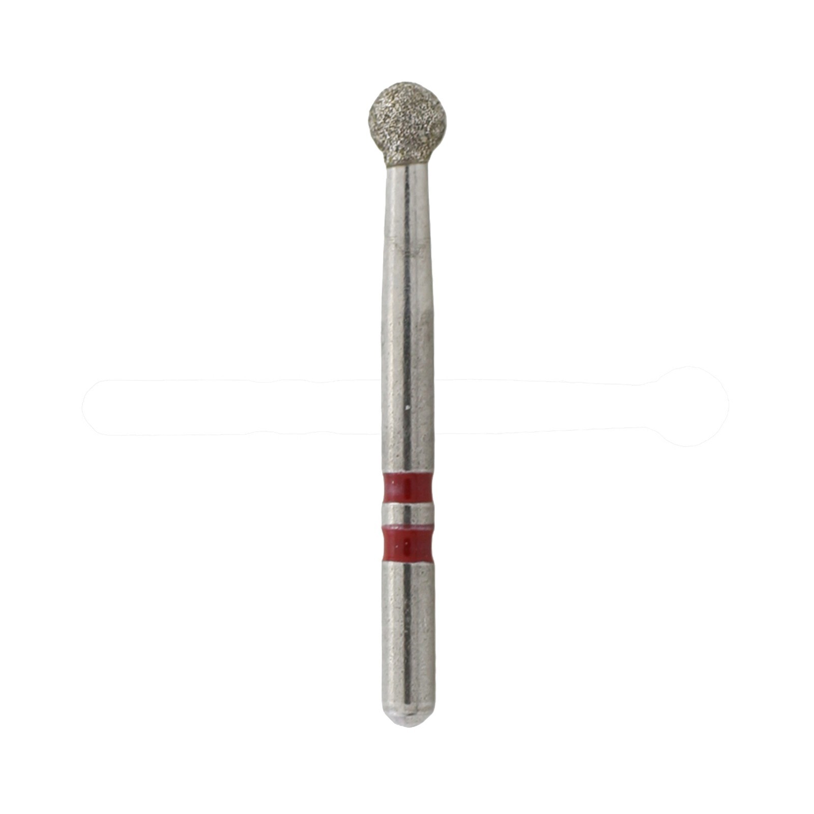 Dental Zirconia Cutting Diamond Burs Ball Round FG Z801 Fine Medium Grit Bur